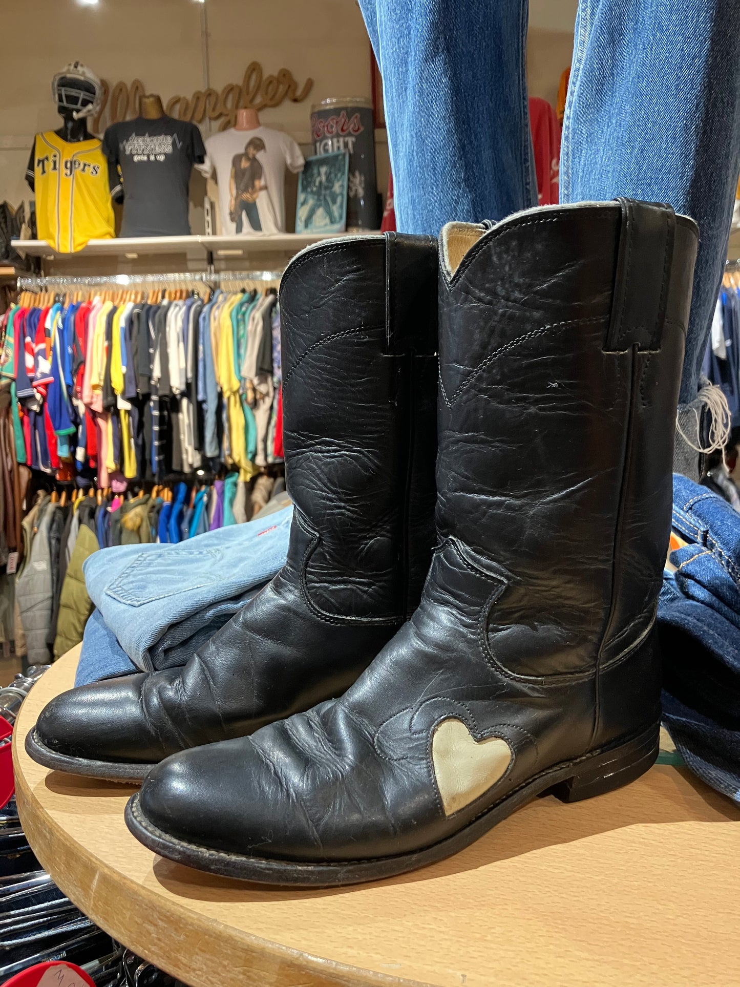 USA Leather Sweetheart Western Boots Size: 7B