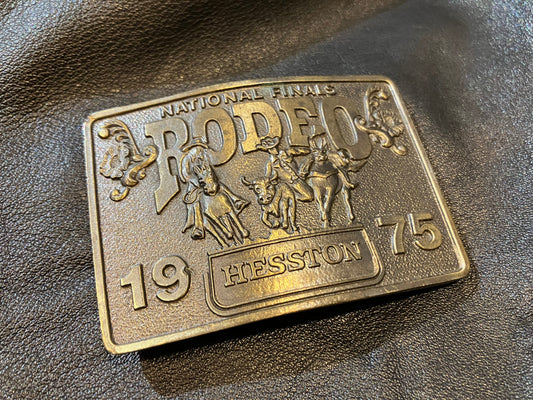 Hesston Rodeo 1975 - Belt Buckle