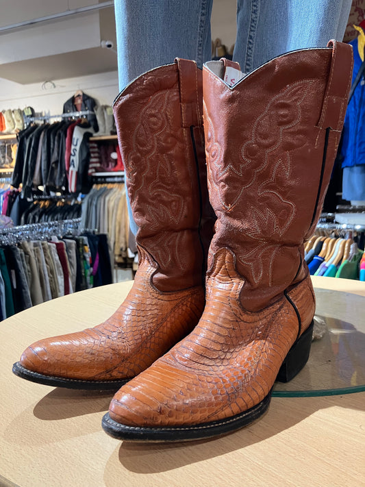 USA Exotic Western Boots Size: 9-10 W