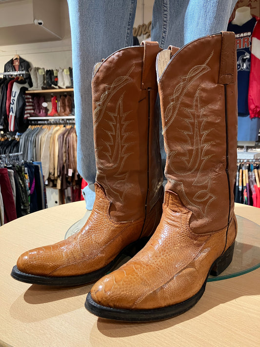 Leather Westerns Size: 9.5