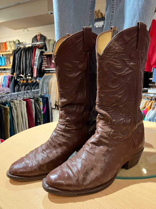 USA Exotic Leather Boots Size: 10