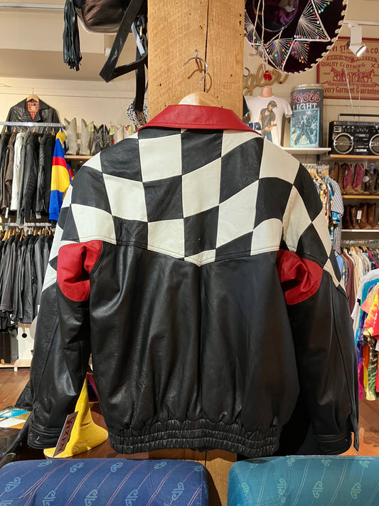 Lux Leather Racer - Size: Sm/M