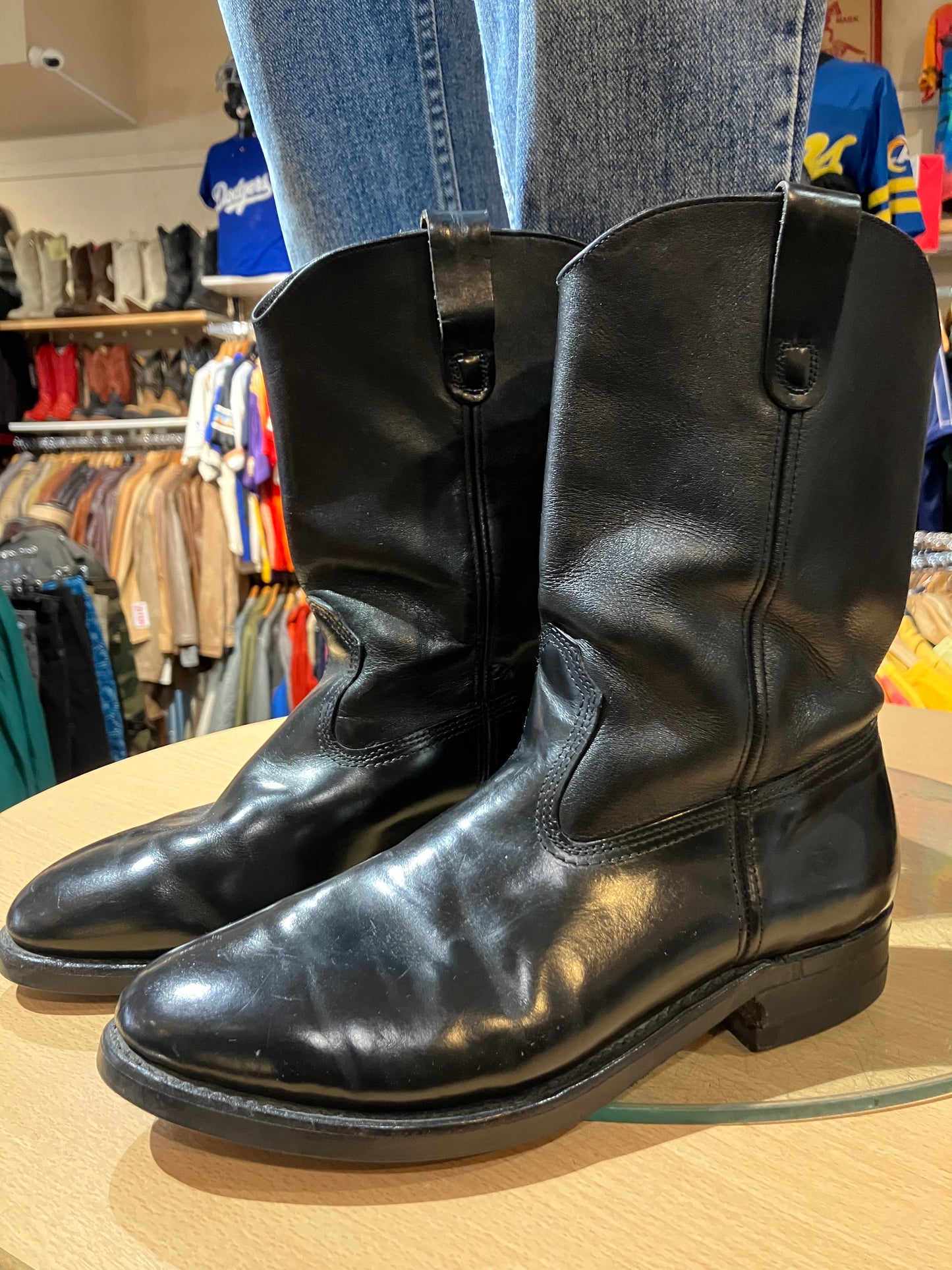 USA Leather Western Boots - Size: 9 1/2W