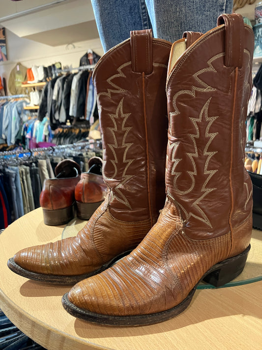 USA Exotic Leather Western Boot - Size: 6 1/2
