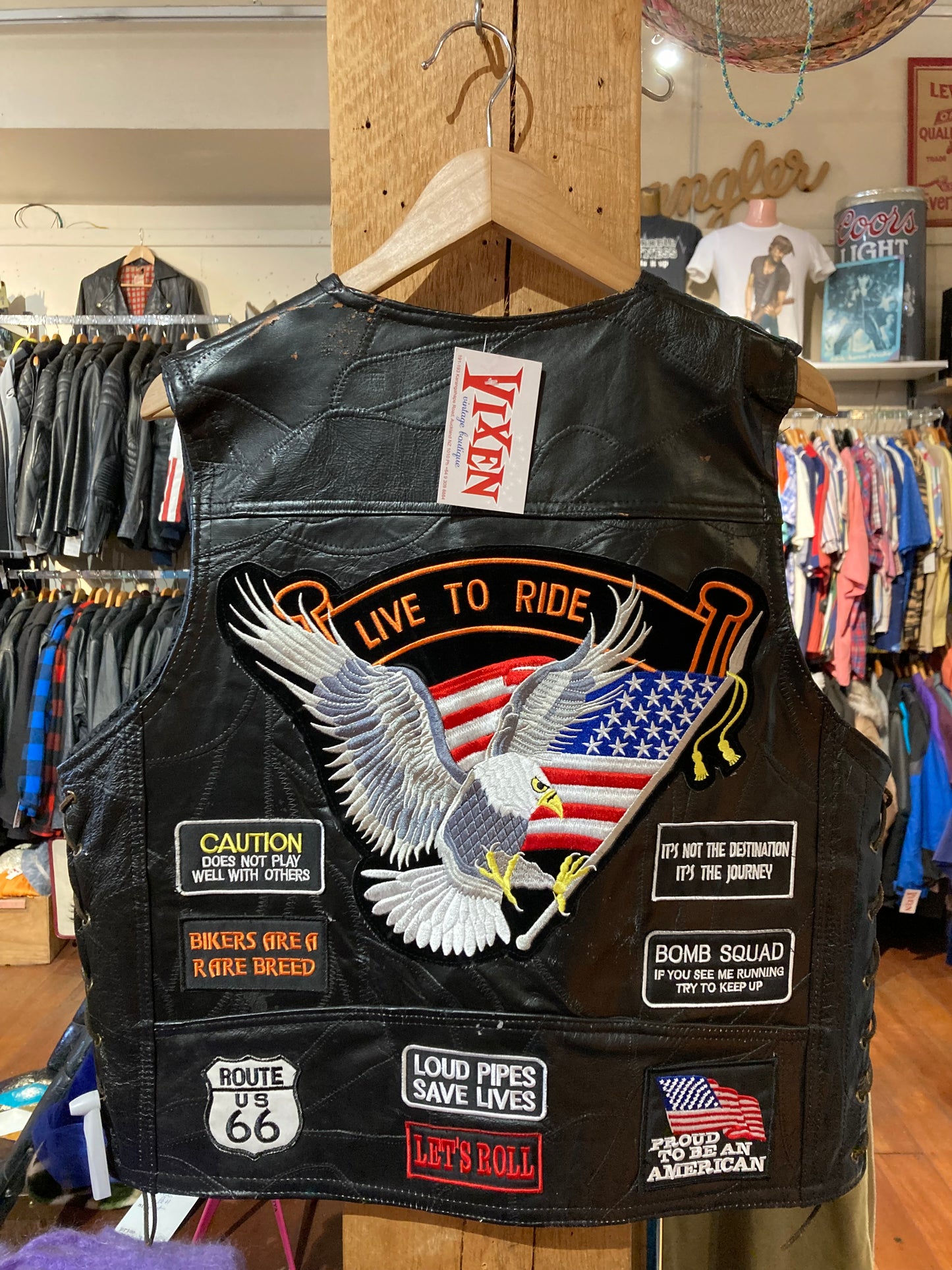 USA Biker Vest