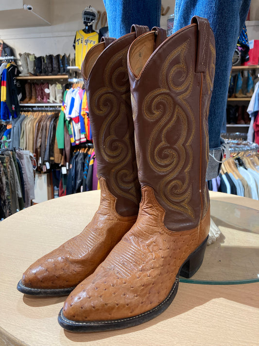 USA Leather Western Boots Size: 7 1/2
