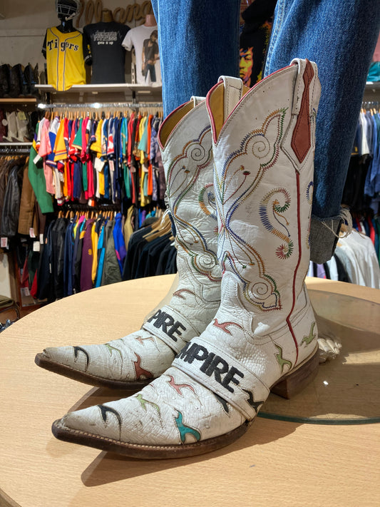 USA Fancy Western Boots Size: 9W