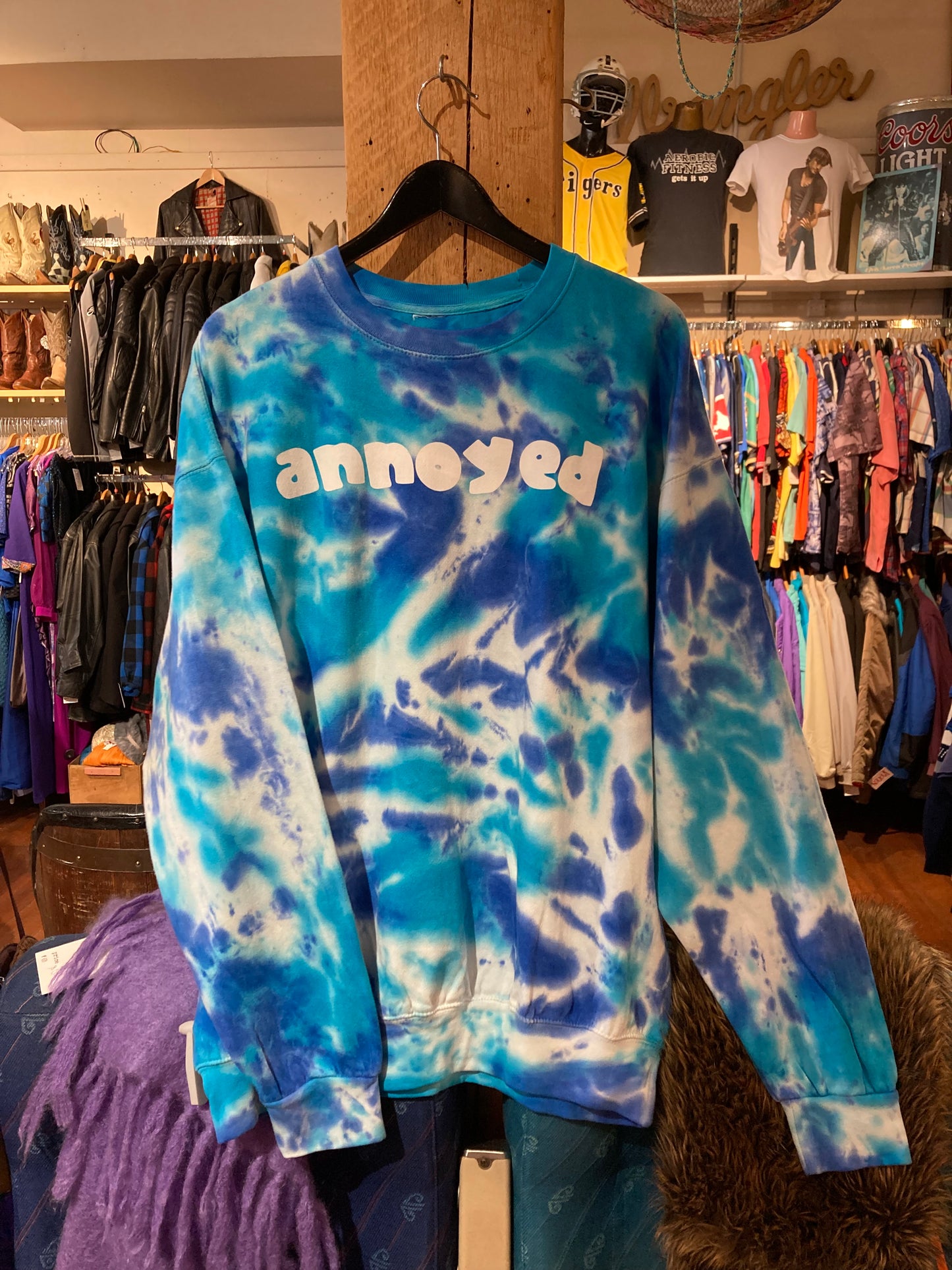 USA Annoyed Tie-Dye Sweater