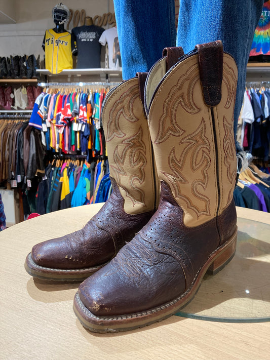 USA Two Tone Western Boots Size: 7.5