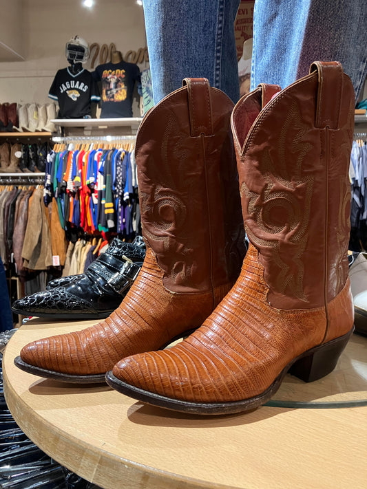 USA Exotic Leather Western - Size: 8 1/2