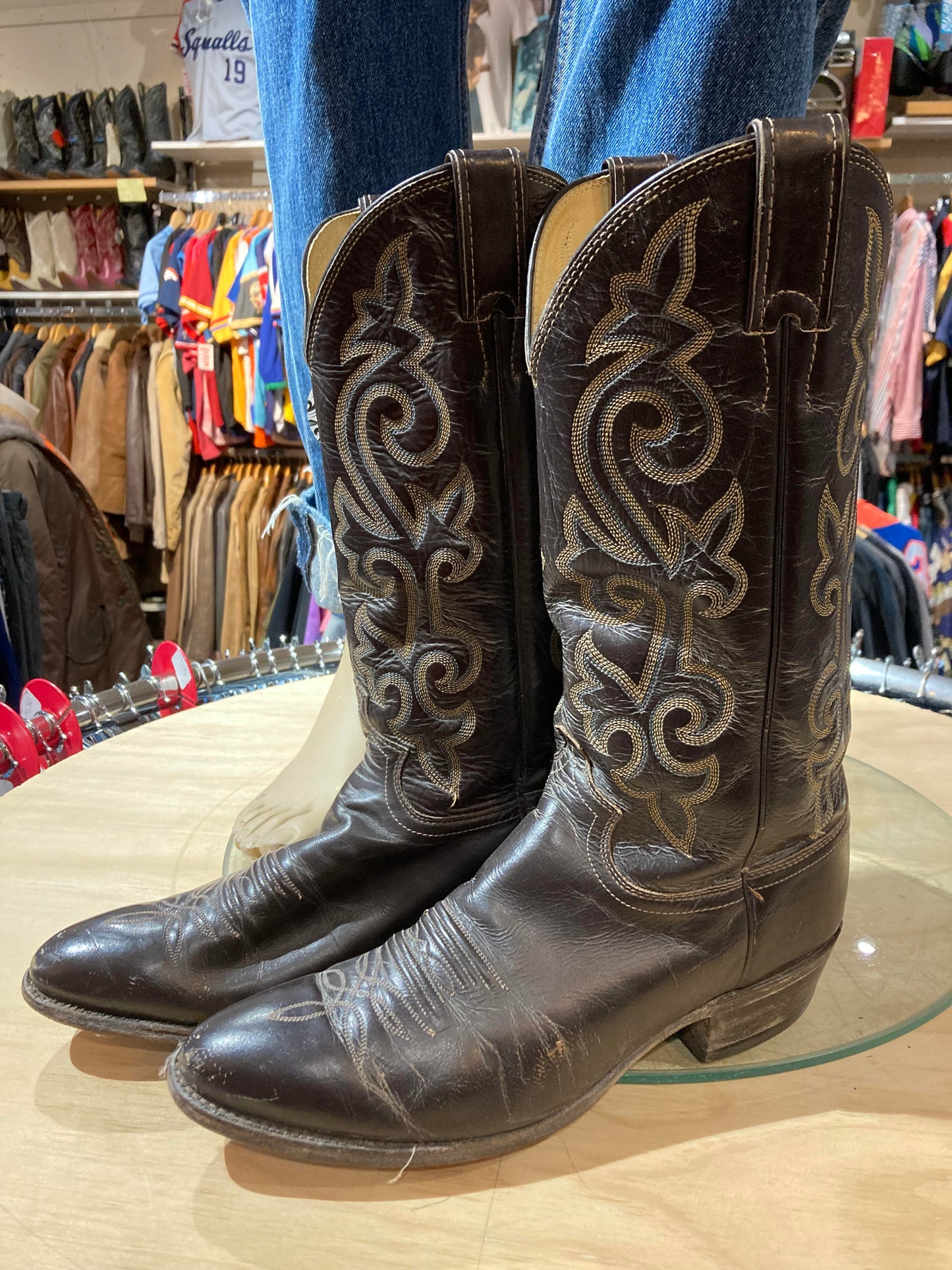 USA Justin Western Boots Size: 9 1/2
