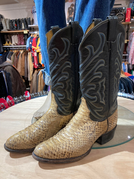 USA Exotic Snake Skin Boots Size: 9