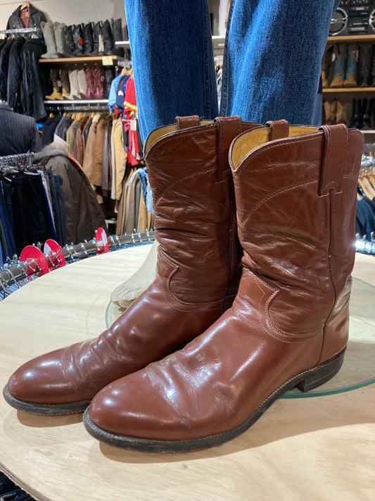 USA Leather Western Size: 10