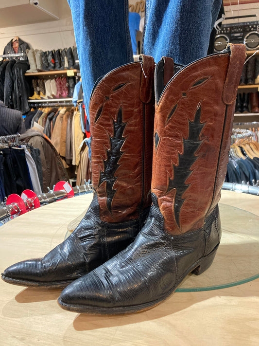 USA Leather Western Boots Size: 10W