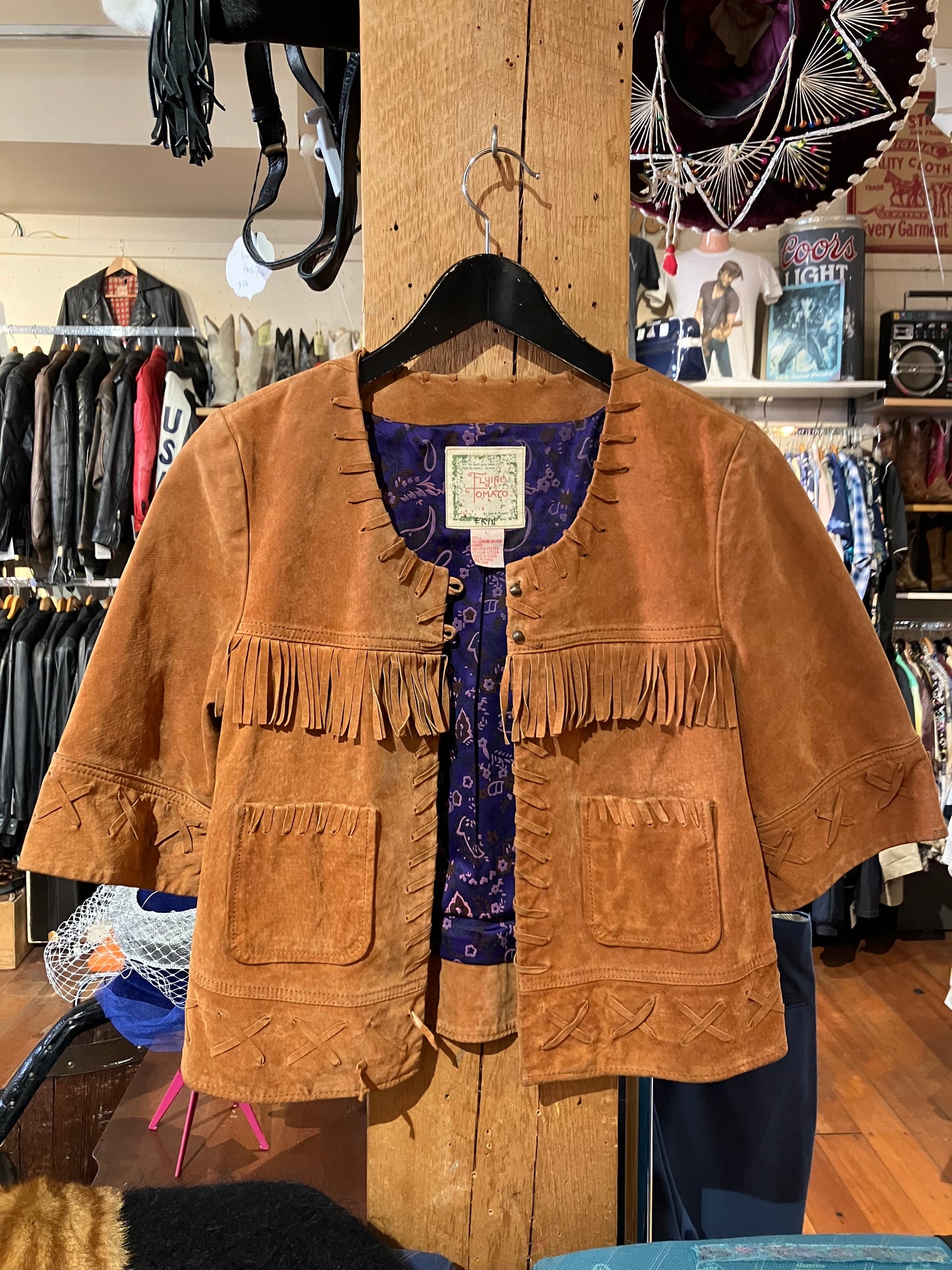 Suede Top