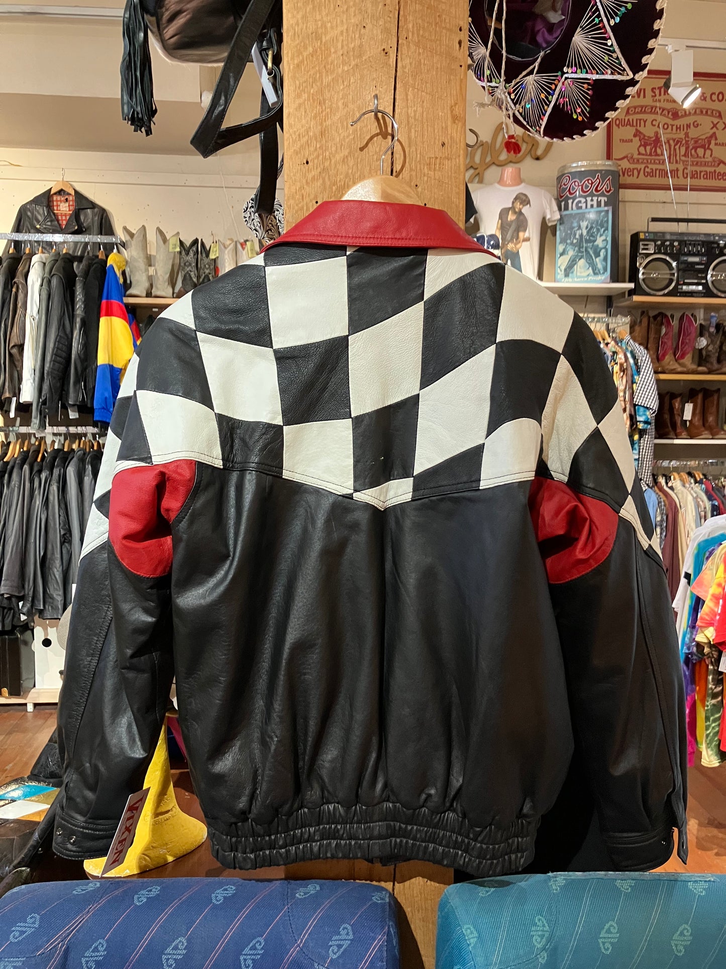 Lux Leather Racer - Size: Sm/M