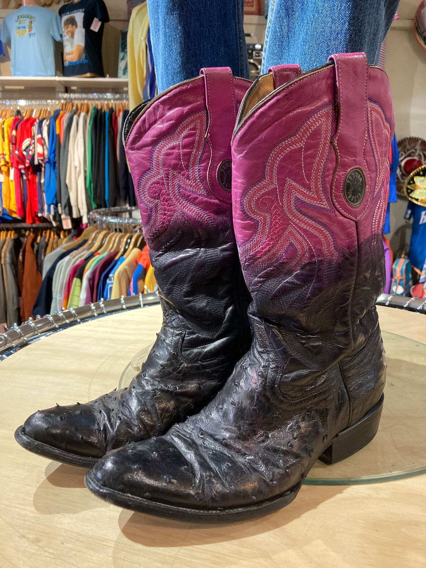 USA Exotic Leather Western Boots