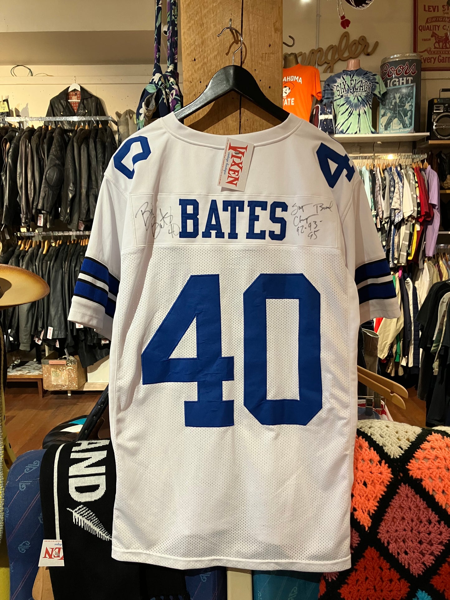 XL NFL Jersey - Signed by Dallas Cowboy's Bill Bates