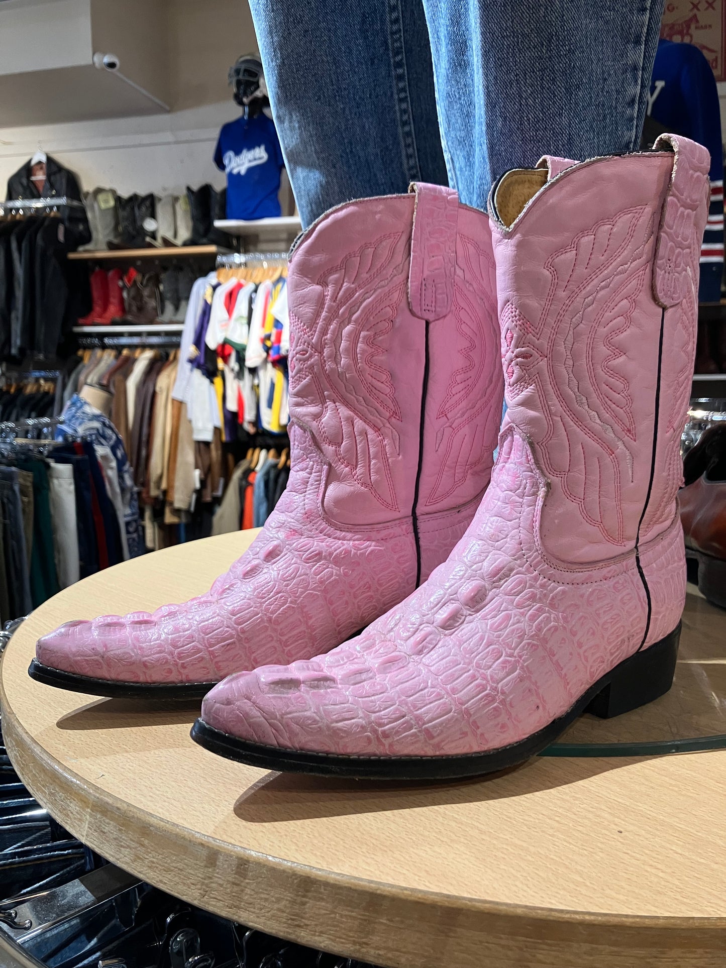 USA Exotic Western Boots - Size: 6-7W