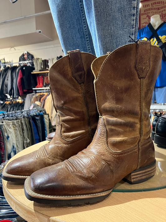 USA Leather Western Boots - Size: 10