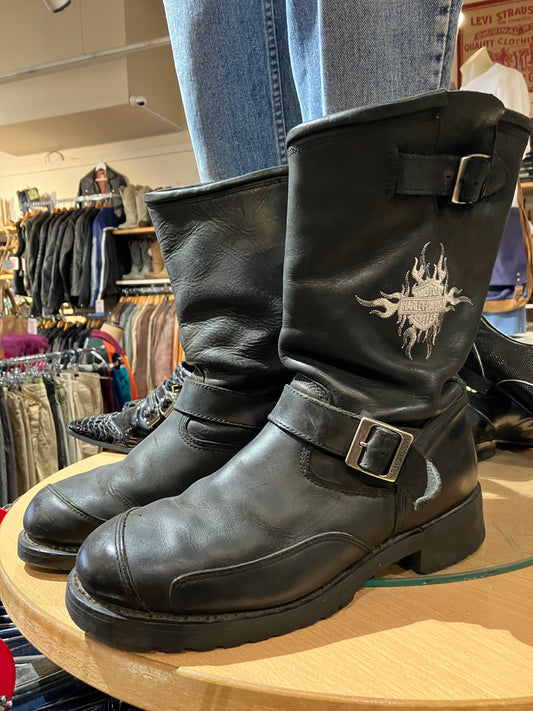 USA Harley Davidson Motorcycle Boots - Size: 11