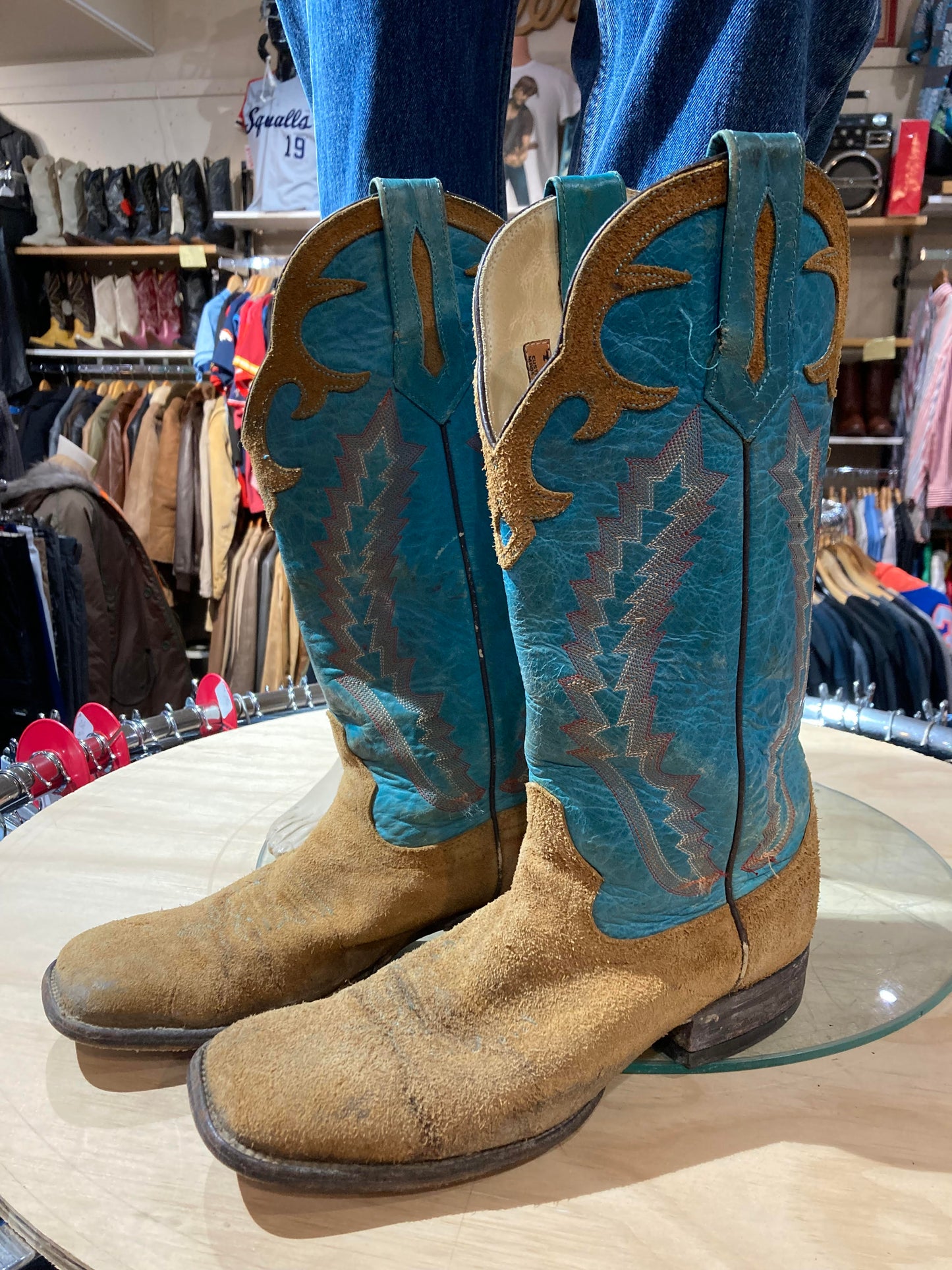 USA Fancy Western Boots Size: 8 1/2