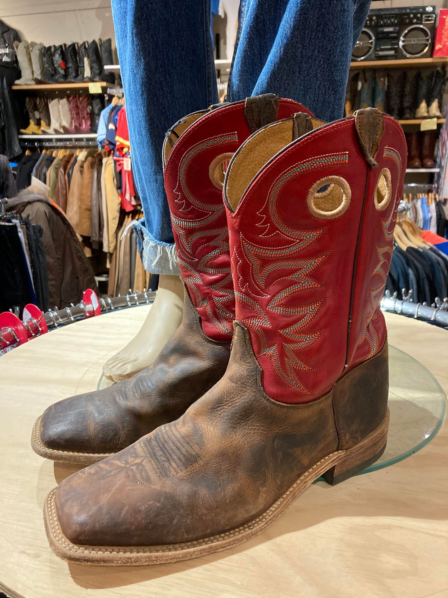 USA Fancy Cowboy Boots Size: 13